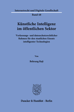 Künstliche Intelligenz im öffentlichen Sektor Künstliche Intelligenz im öffentlichen Sektor