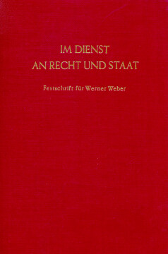 Im Dienst an Recht und Staat Im Dienst an Recht und Staat