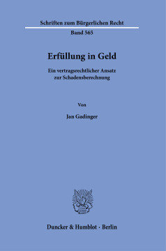 Erfüllung in Geld Erfüllung in Geld