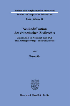 Neukodifikation des chinesischen Zivilrechts Neukodifikation des chinesischen Zivilrechts