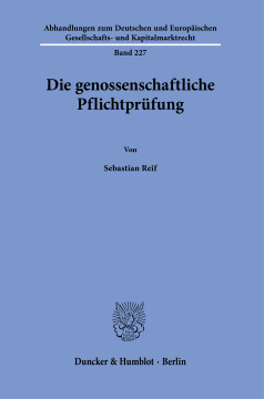 Die genossenschaftliche Pflichtprüfung Die genossenschaftliche Pflichtprüfung