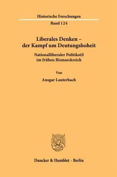 Liberales Denken – der Kampf um Deutungshoheit Liberales Denken – der Kampf um Deutungshoheit