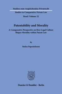 Patentability and Morality