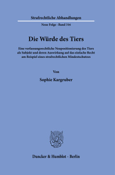 Die Würde des Tiers Die Würde des Tiers