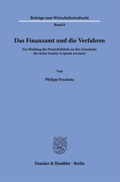 Das Finanzamt und die Verfahren Das Finanzamt und die Verfahren
