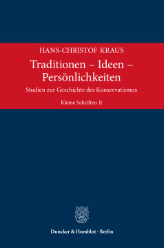 Traditionen – Ideen – Persönlichkeiten Traditionen – Ideen – Persönlichkeiten