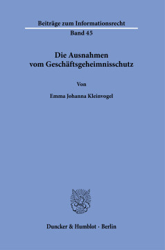 Die Ausnahmen vom Geschäftsgeheimnisschutz Die Ausnahmen vom Geschäftsgeheimnisschutz