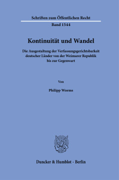 Kontinuität und Wandel Kontinuität und Wandel