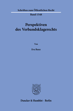 Perspektiven des Verbandsklagerechts Perspektiven des Verbandsklagerechts