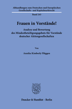 Frauen in Vorstände! Frauen in Vorstände!
