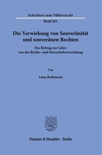 Die Verwirkung von Souveränität und souveränen Rechten