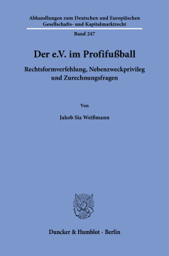 Der e.V. im Profifußball Der e.V. im Profifußball