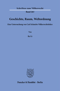 Geschichte, Raum, Weltordnung