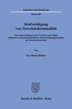 Strafverfolgung von Tierschutzkriminalität Strafverfolgung von Tierschutzkriminalität