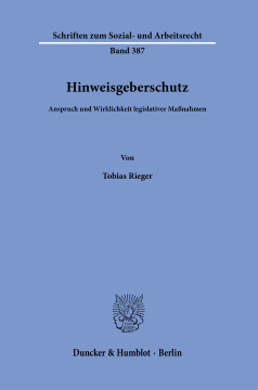 Hinweisgeberschutz Hinweisgeberschutz