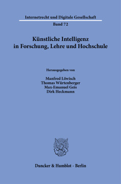 Künstliche Intelligenz in Forschung, Lehre und Hochschule Künstliche Intelligenz in Forschung, Lehre und Hochschule