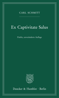 Ex Captivitate Salus