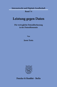 Leistung gegen Daten