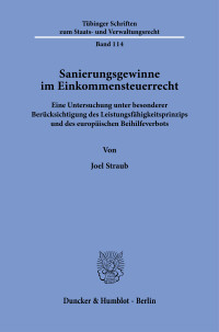 Sanierungsgewinne im Einkommensteuerrecht