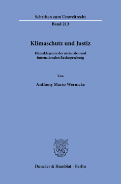 Klimaschutz und Justiz Klimaschutz und Justiz