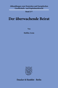 Der überwachende Beirat