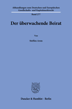 Der überwachende Beirat Der überwachende Beirat