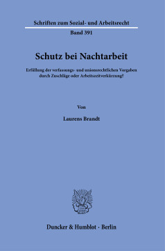 Schutz bei Nachtarbeit Schutz bei Nachtarbeit