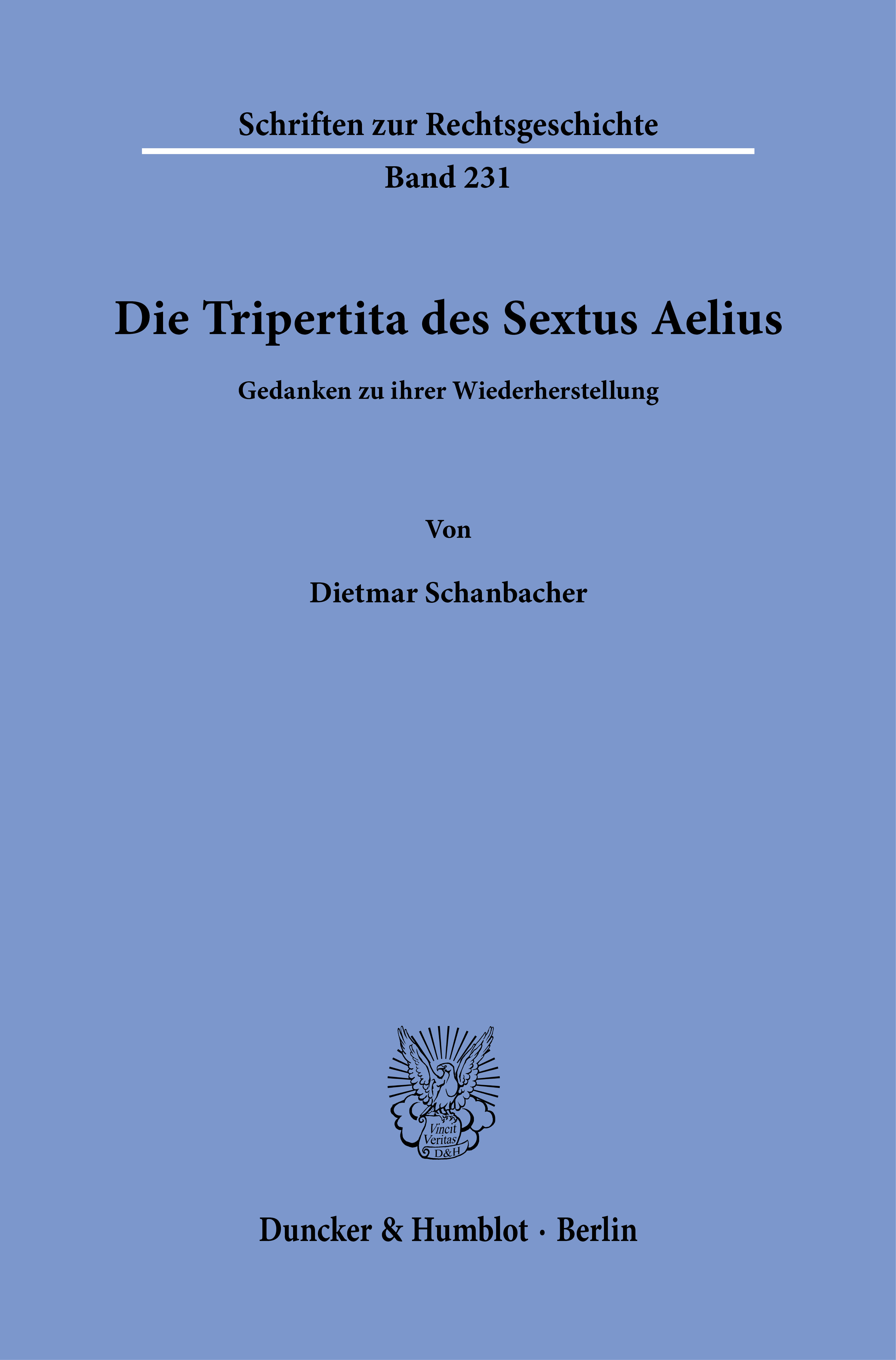 Die Tripertita des Sextus Aelius