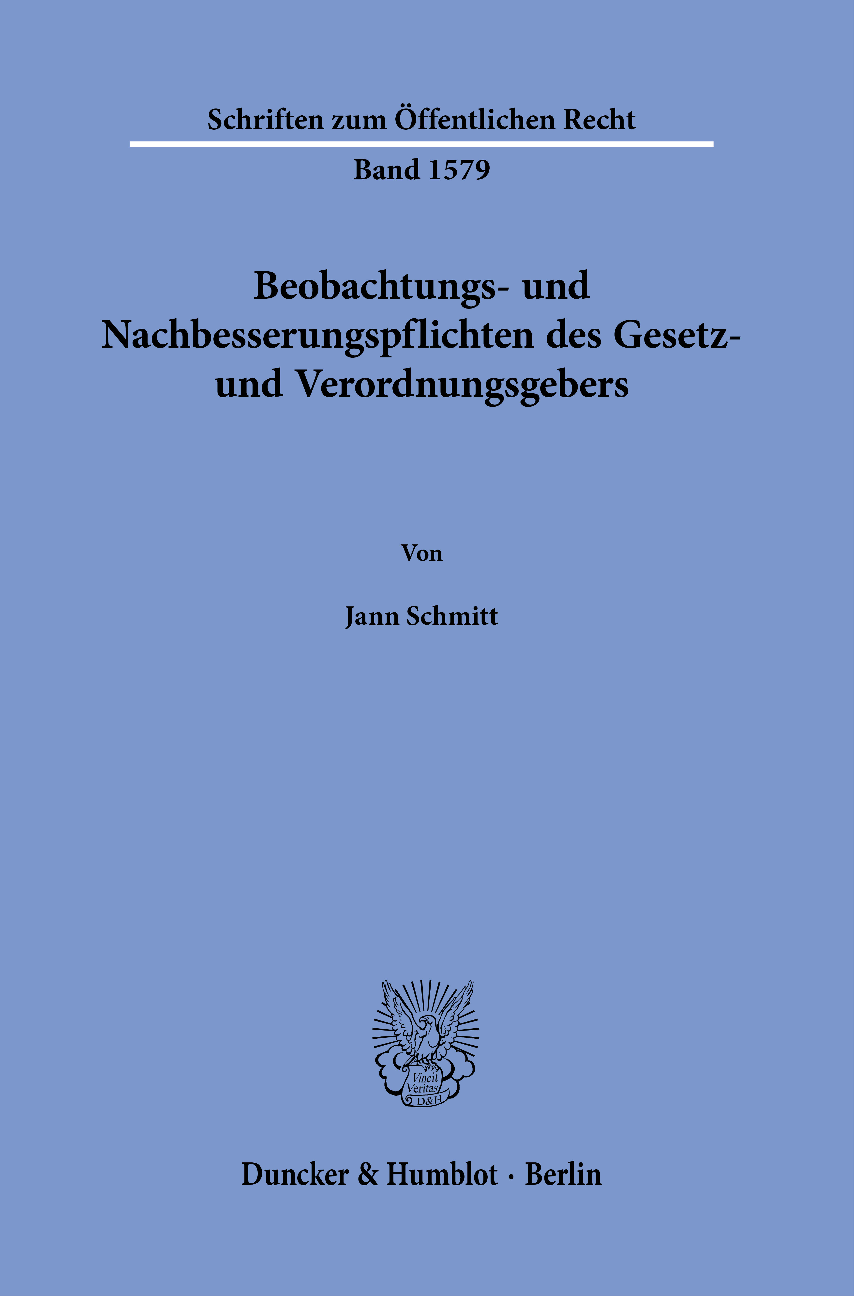 Beobachtungs- und Nachbesserungspflichten des Gesetz- und Verordnungsgebers