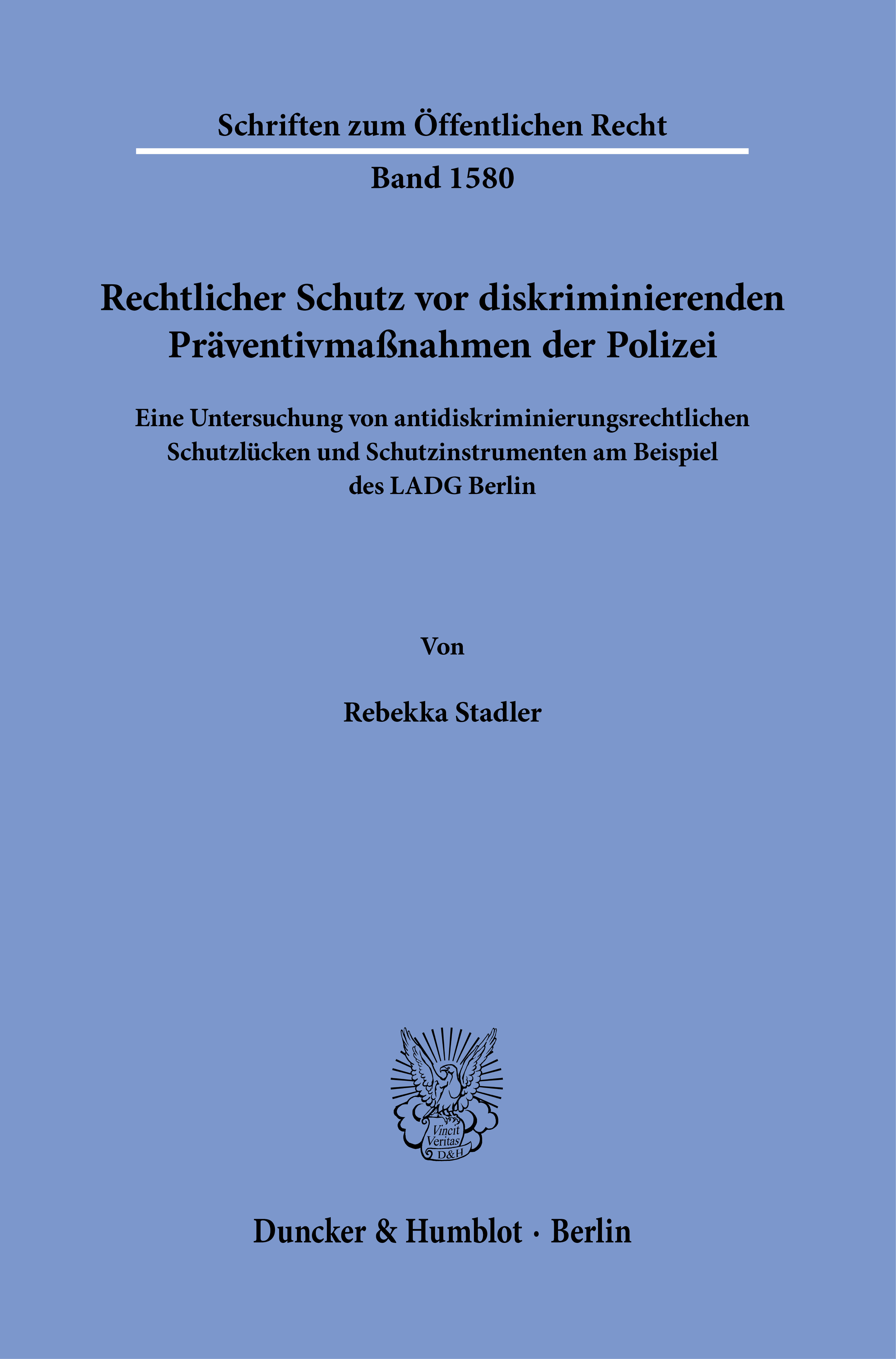 Rechtlicher Schutz vor diskriminierenden Präventivmaßnahmen der Polizei