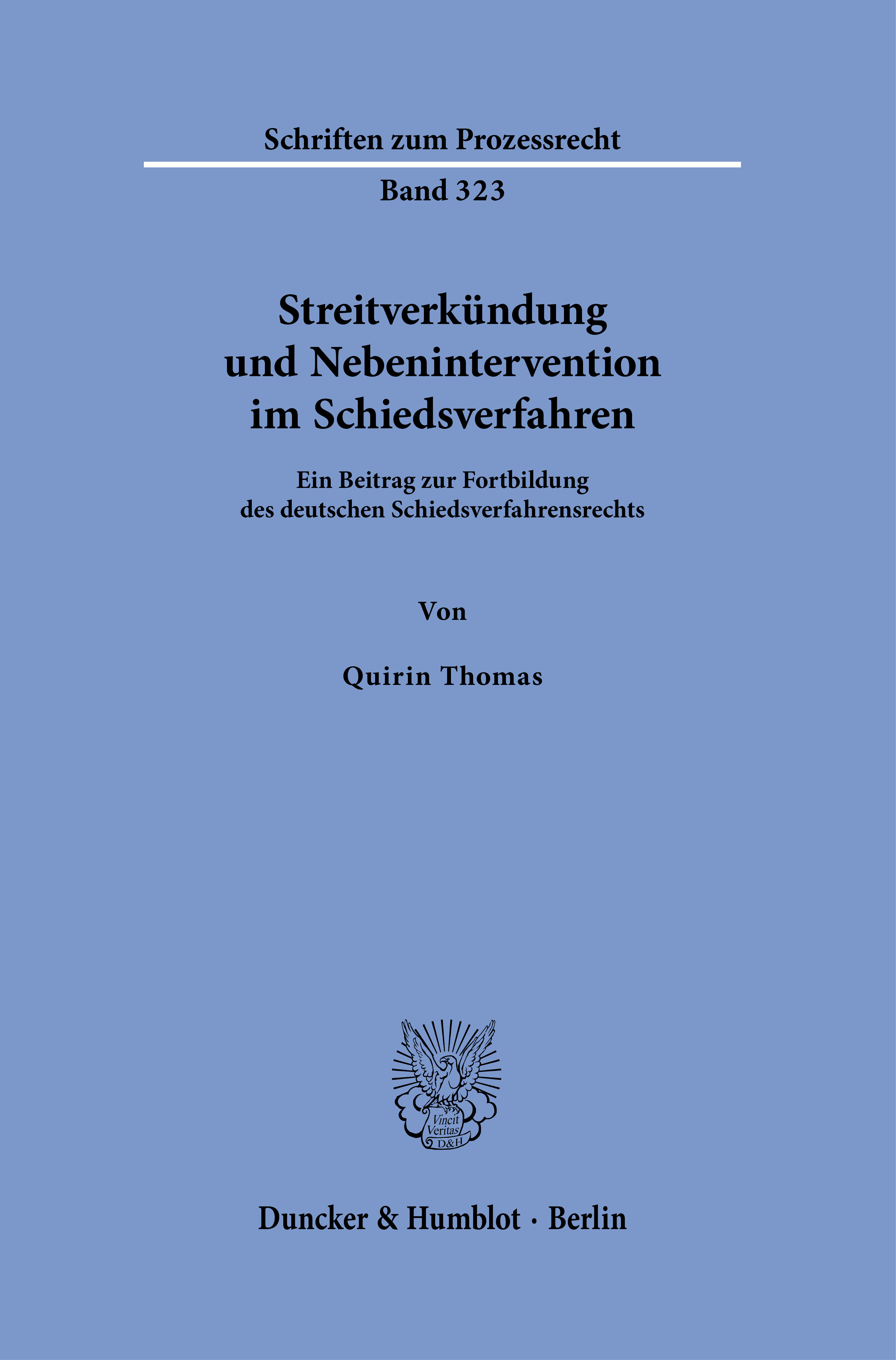 Streitverkündung und Nebenintervention im Schiedsverfahren