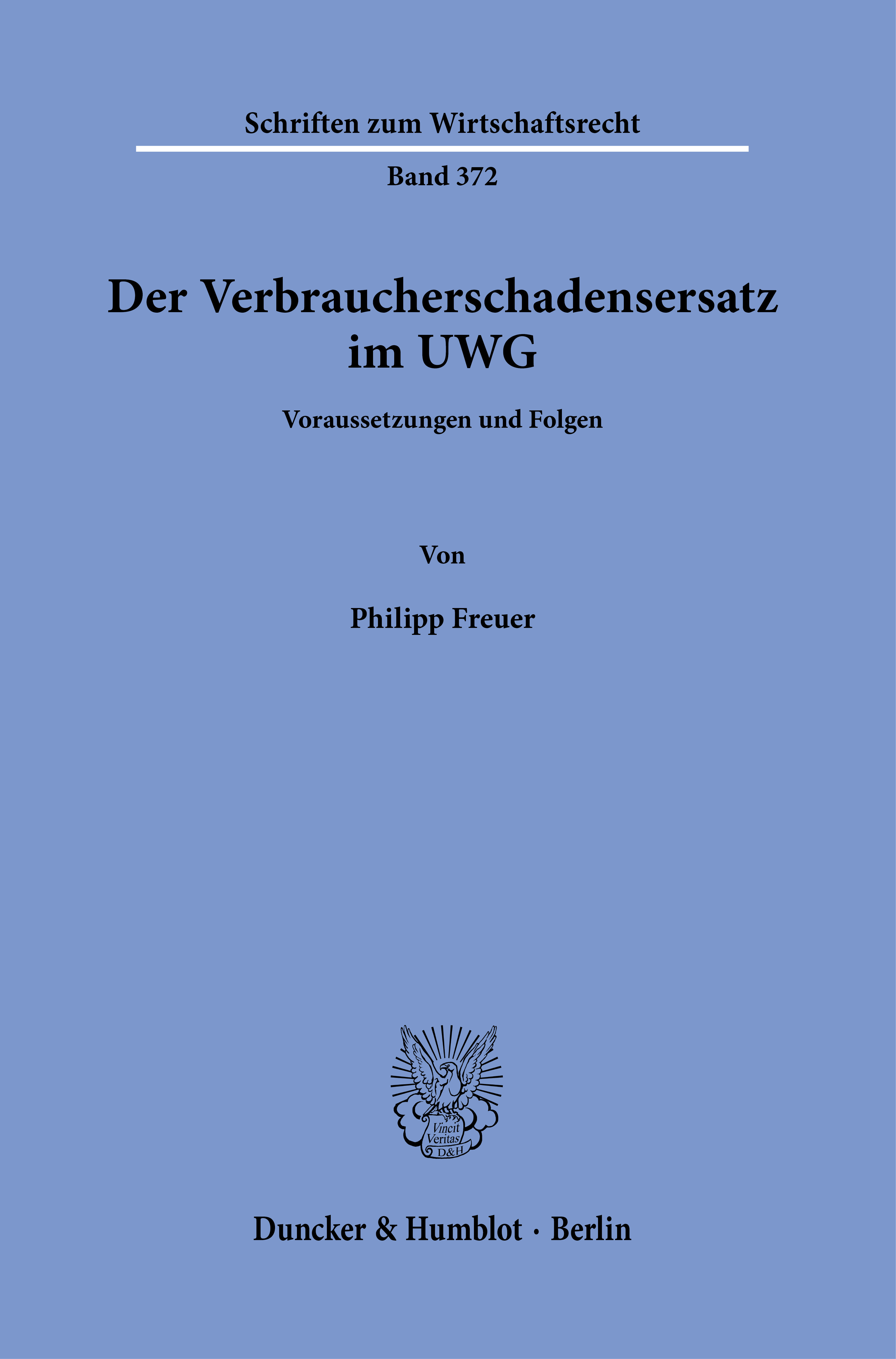 Der Verbraucherschadensersatz im UWG