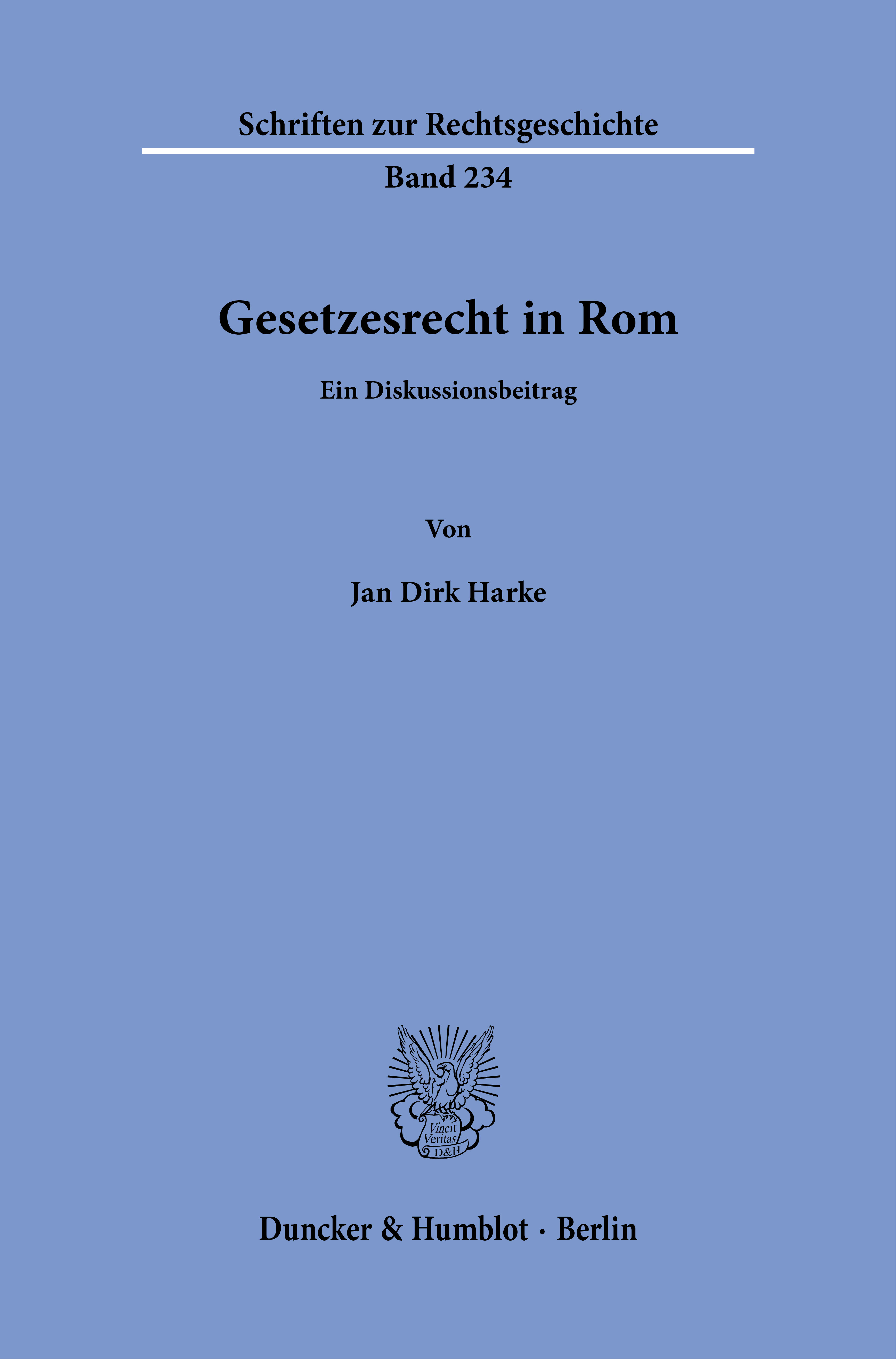 Gesetzesrecht in Rom