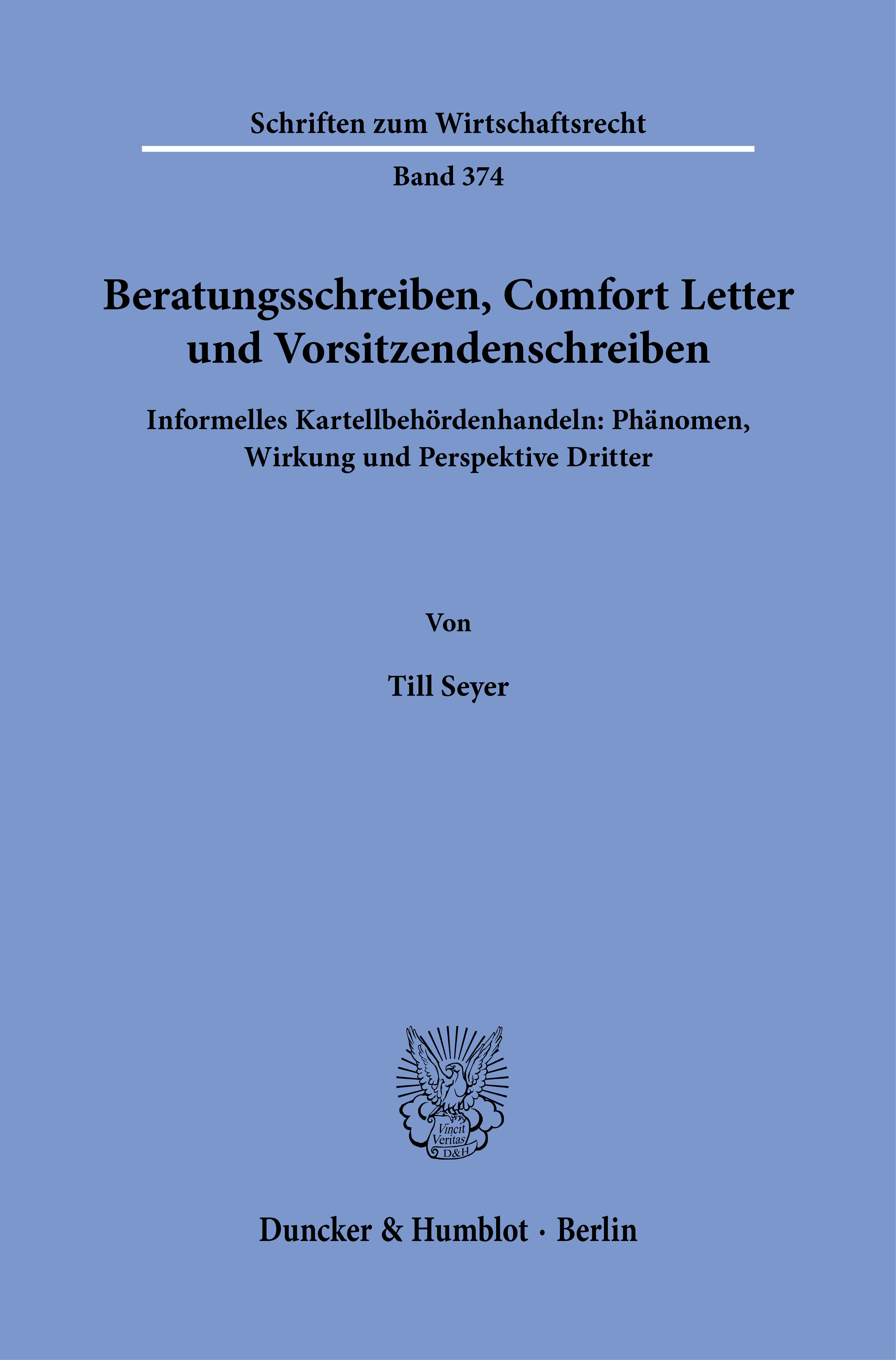 Beratungsschreiben, Comfort Letter und Vorsitzendenschreiben