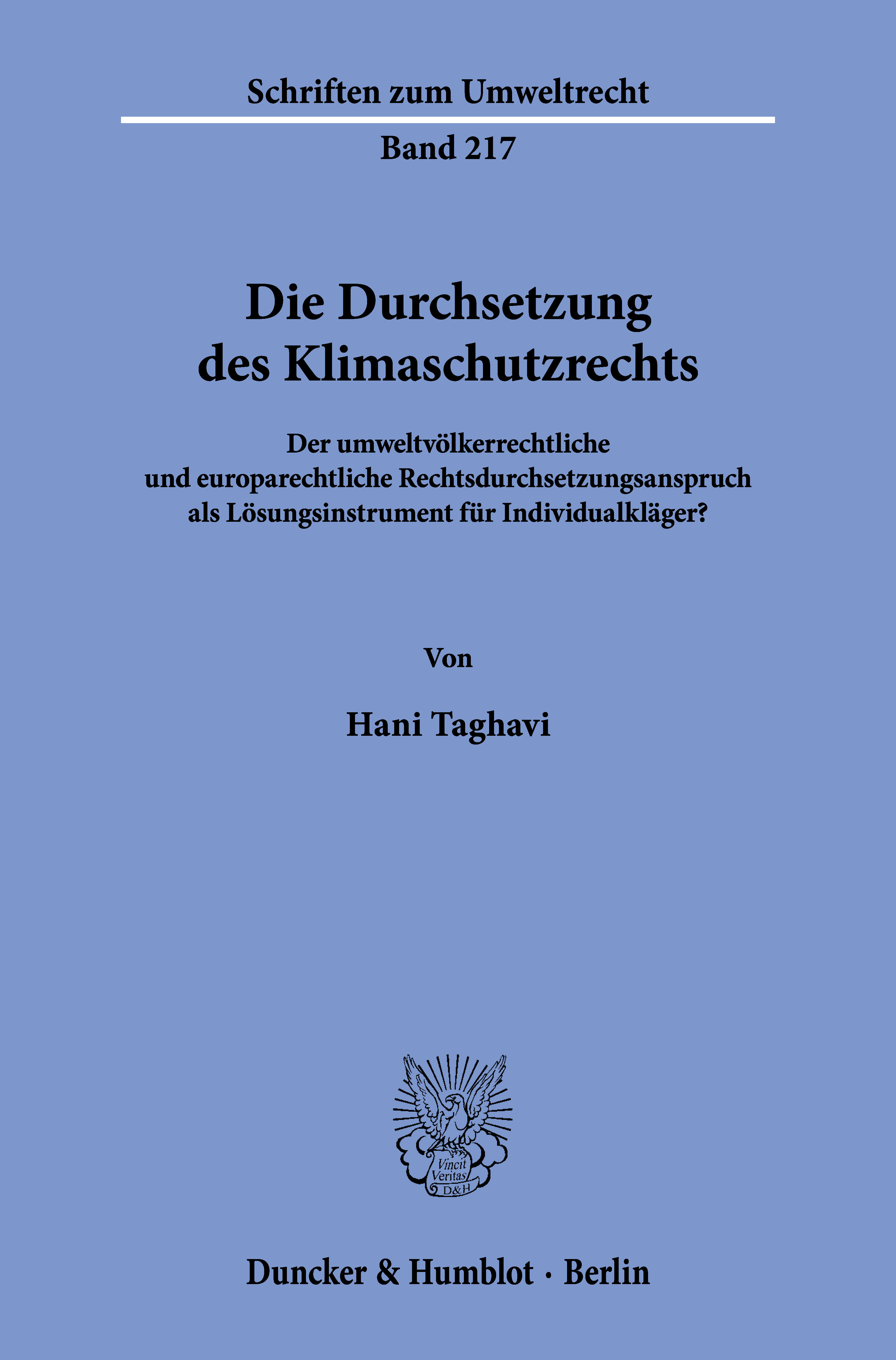 Die Durchsetzung des Klimaschutzrechts