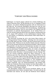 Vorwort der Herausgeber