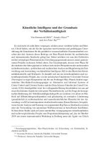 Künstliche Intelligenz und der Grundsatz der Verhältnismäßigkeit