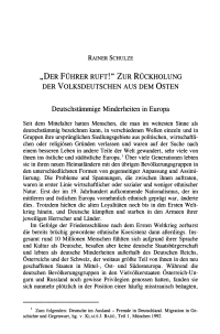 „Der Führer ruft!"