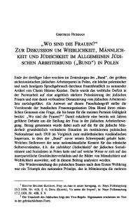 „Wo sind die Frauen?"