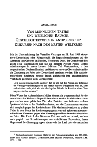 Von männlichen Tätern und weiblichen Räumen