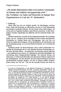 „Die beiden Bekenntnisse leben weit entfernt voneinander; sie kennen und schätzen sich gegenseitig nicht."