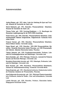 Autorenverzeichnis
