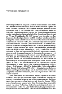 Vorwort des Herausgebers