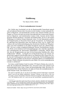 Einführung