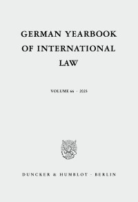 German Yearbook of International Law
