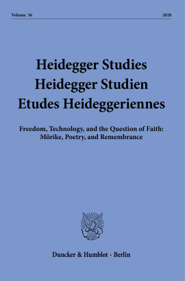 Freedom, Technology, and the Question of Faith: Mörike, Poetry, and Remembrance