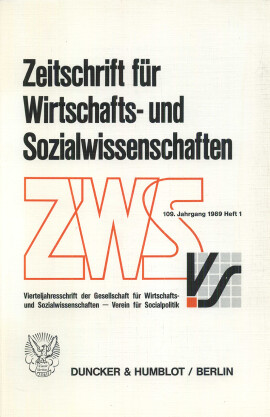 Vol. 109 (1989), Issue 1