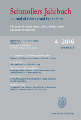 The Idea of Justice in Economics