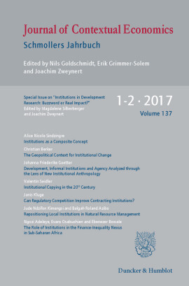 Institutions in Development Research: Buzzword or Real Impact