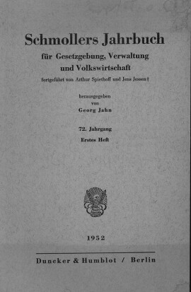 Vol. 72 (1952), Issue 1